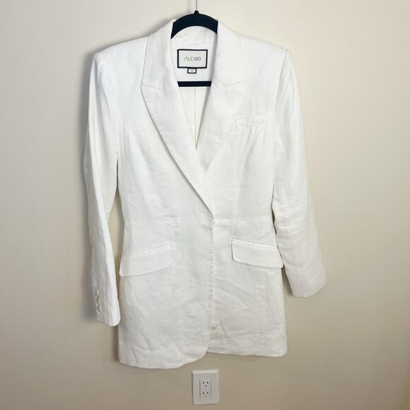 ALEXIS Moonlight Pamelia Dress Size‎ S Linen White - Picture 6 of 11